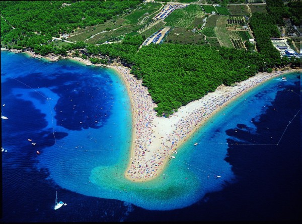 Zlatni Rat Beach - Zlatni Rat aerial view