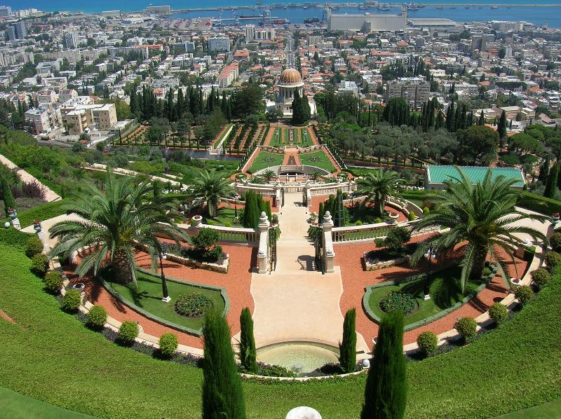 Bahai Gardens in Haifa - General view