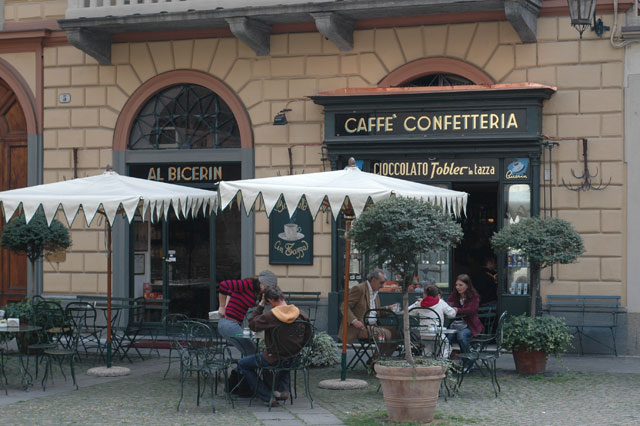 Caffe Al Bicerin in Turin - External view