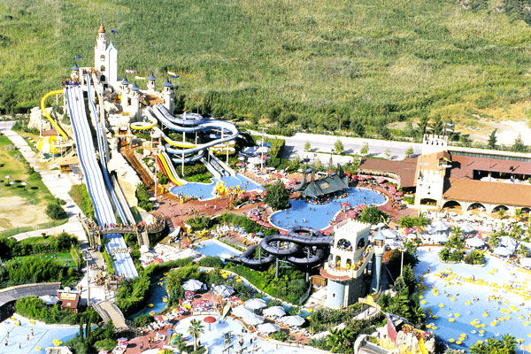 Aqua Fantasi in Kusadasi, Turkey - Aerial view