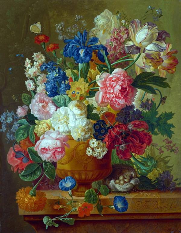 National Gallery of London - Paulus Theodorus van Brussel - Flowers in a Vase