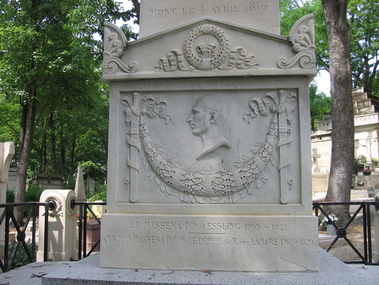 Pere Lachaise Cemetery in Paris, France - André Masséna grave
