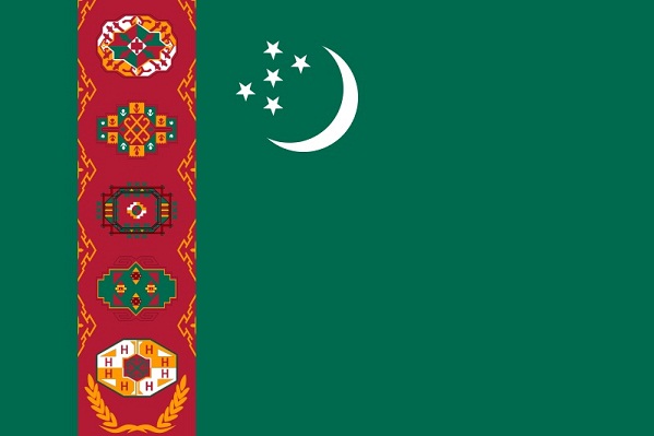 Turkmenistan - Flag of Turkmenistan