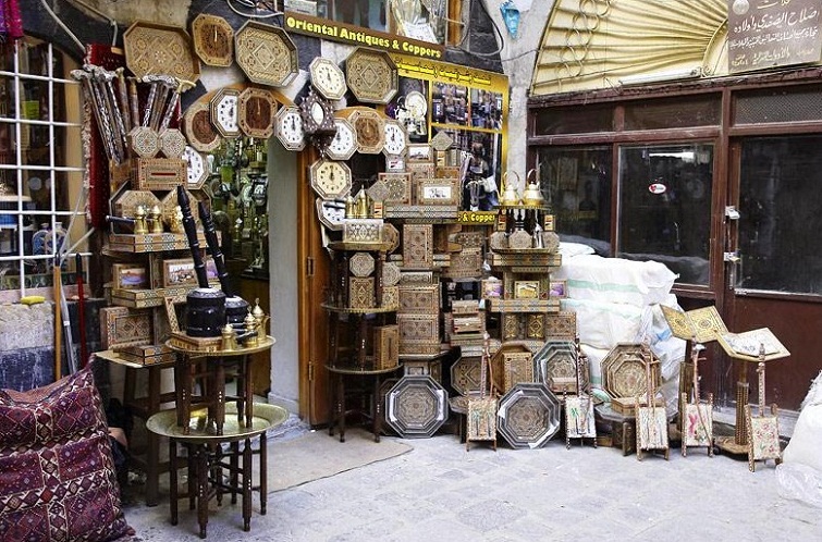 Damascus in Syria - Different souvenirs
