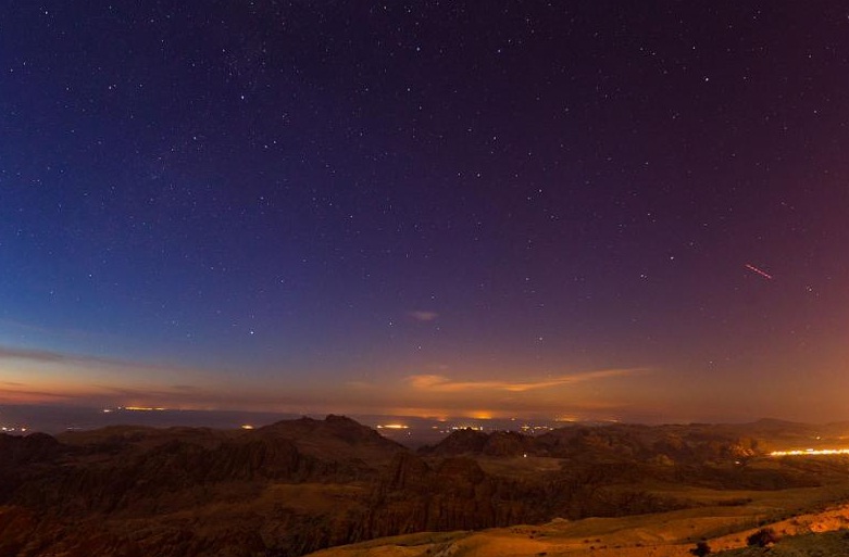 Petra in Jordan - Night view