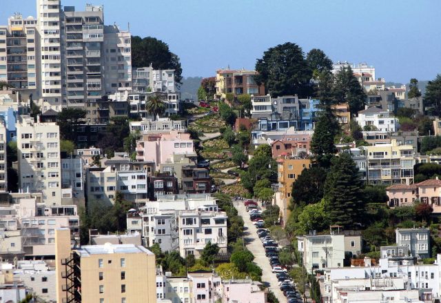 The Lombard Street  - Interesting architecture