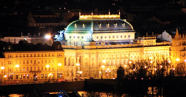 National Theater - National Theater view by night